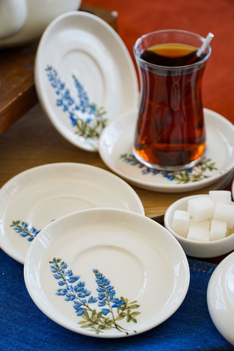 Hermia Hazeran 6 Juego de 6 platos de porcelana de 12 cm Multicolor